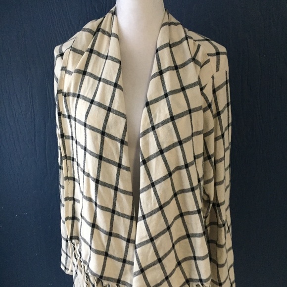 Hippie Love Open Cardigan Window Pain Size M / L - Picture 4 of 7